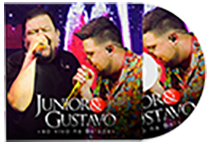 Capa do CD: Júnior e Gustavo - Ao Vivo Na Balada
